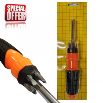 TOOLS1635 ΚΑΤΣΑΒΙΔΙ ΜΑΓΝΗΤΙΚΟ ΜΕ 6 ΜΥΤΕΣ  WZ SD BIT 77095 (10+1ΔΩΡΟ)